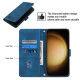 For Samsung Galaxy S24+ 5G Skin-feel Embossed Leather Phone Case(Blue)