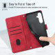 For Samsung Galaxy S24+ 5G Skin-feel Embossed Leather Phone Case(Red)