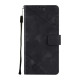 For Samsung Galaxy S24+ 5G Skin-feel Embossed Leather Phone Case(Black)