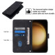 For Samsung Galaxy S24+ 5G Skin-feel Embossed Leather Phone Case(Black)