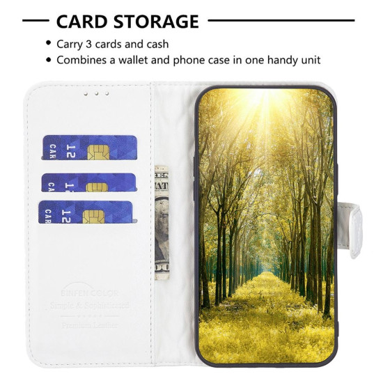 For Samsung Galaxy S24+ 5G Diamond Lattice Wallet Flip Leather Phone Case(White)