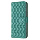 For Samsung Galaxy S24+ 5G Diamond Lattice Wallet Flip Leather Phone Case(Green)