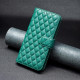 For Samsung Galaxy S24+ 5G Diamond Lattice Wallet Flip Leather Phone Case(Green)