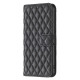 For Samsung Galaxy S24+ 5G Diamond Lattice Wallet Flip Leather Phone Case(Black)