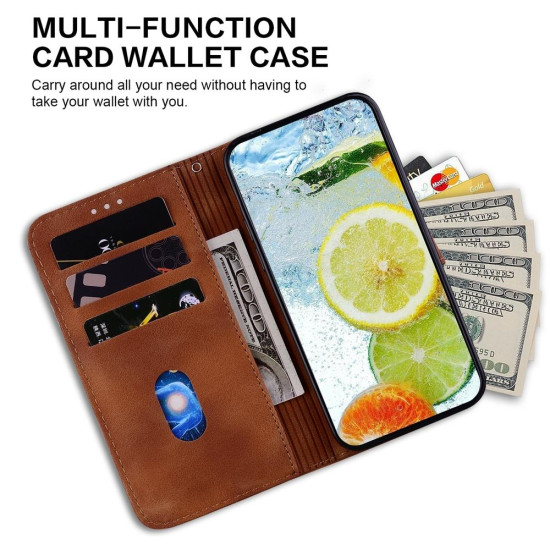For Samsung Galaxy S24+ 5G Double 8-shaped Embossed Leather Phone Case(Brown)