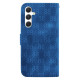 For Samsung Galaxy S24+ 5G Double 8-shaped Embossed Leather Phone Case(Blue)