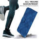For Samsung Galaxy S24+ 5G Double 8-shaped Embossed Leather Phone Case(Blue)