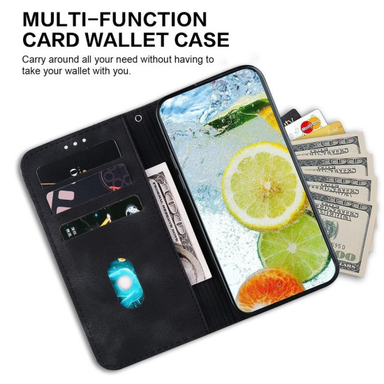 For Samsung Galaxy S24+ 5G Double 8-shaped Embossed Leather Phone Case(Black)