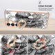 For Samsung Galaxy S24+ 5G Electroplating Dual-side IMD Phone Case with Ring Holder(Totem Elephant)