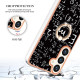 For Samsung Galaxy S24+ 5G Electroplating Dual-side IMD Phone Case with Ring Holder(Equation)