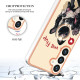 For Samsung Galaxy S24+ 5G Electroplating Dual-side IMD Phone Case with Ring Holder(Lucky Dog)
