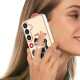 For Samsung Galaxy S24+ 5G Electroplating Dual-side IMD Phone Case with Ring Holder(Lucky Dog)
