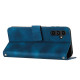 For Samsung Galaxy S24+ Dream Triangle Leather Phone Case with Long Lanyard(Blue)