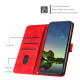 For Samsung Galaxy S24+ Dream Triangle Leather Phone Case with Long Lanyard(Red)