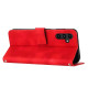 For Samsung Galaxy S24+ Dream Triangle Leather Phone Case with Long Lanyard(Red)