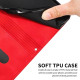 For Samsung Galaxy S24+ Dream Triangle Leather Phone Case with Long Lanyard(Red)