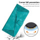 For Samsung Galaxy S24+ Dream Triangle Leather Phone Case with Long Lanyard(Green)