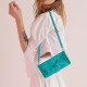 For Samsung Galaxy S24+ Dream Triangle Leather Phone Case with Long Lanyard(Green)