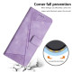 For Samsung Galaxy S24+ Dream Triangle Leather Phone Case with Long Lanyard(Purple)