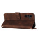 For Samsung Galaxy S24+ Dream Triangle Leather Phone Case with Long Lanyard(Brown)