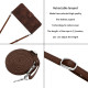 For Samsung Galaxy S24+ Dream Triangle Leather Phone Case with Long Lanyard(Brown)