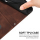 For Samsung Galaxy S24+ Dream Triangle Leather Phone Case with Long Lanyard(Brown)