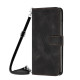 For Samsung Galaxy S24+ Dream Triangle Leather Phone Case with Long Lanyard(Black)
