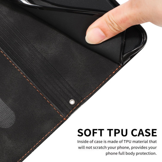 For Samsung Galaxy S24+ Dream Triangle Leather Phone Case with Long Lanyard(Black)