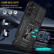 For Samsung Galaxy S23 5G Armor PC + TPU Camera Shield Phone Case(Black)