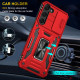 For Samsung Galaxy S23 5G Armor PC + TPU Camera Shield Phone Case(Red)