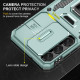 For Samsung Galaxy S24+ 5G Armor PC + TPU Camera Shield Phone Case(Alpine Green)