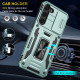 For Samsung Galaxy S24+ 5G Armor PC + TPU Camera Shield Phone Case(Alpine Green)