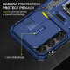 For Samsung Galaxy S24+ 5G Armor PC + TPU Camera Shield Phone Case(Navy Blue)
