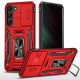 For Samsung Galaxy S24+ 5G Armor PC + TPU Camera Shield Phone Case(Red)