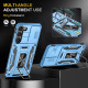 For Samsung Galaxy S24+ 5G Armor PC + TPU Camera Shield Phone Case(Light Blue)