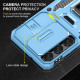 For Samsung Galaxy S24+ 5G Armor PC + TPU Camera Shield Phone Case(Light Blue)
