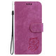 For Samsung Galaxy S24+ 5G Little Tiger Embossed Leather Phone Case(Rose Red)