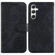 For Samsung Galaxy S24+ 5G Little Tiger Embossed Leather Phone Case(Black)