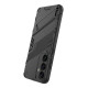 For Samsung Galaxy S24+ 5G Punk Armor 2 in 1 PC + TPU Shockproof Phone Case with Invisible Holder(Black)