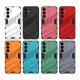 For Samsung Galaxy S24+ 5G Punk Armor 2 in 1 PC + TPU Shockproof Phone Case with Invisible Holder(Red)