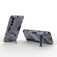 For Samsung Galaxy S24+ 5G Punk Armor 2 in 1 PC + TPU Shockproof Phone Case with Invisible Holder(Grey)