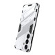 For Samsung Galaxy S24+ 5G Punk Armor 2 in 1 PC + TPU Shockproof Phone Case with Invisible Holder(White)