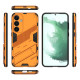 For Samsung Galaxy S24+ 5G Punk Armor 2 in 1 PC + TPU Shockproof Phone Case with Invisible Holder(Orange)