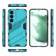 For Samsung Galaxy S24+ 5G Punk Armor 2 in 1 PC + TPU Shockproof Phone Case with Invisible Holder(Blue)