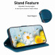 For Samsung Galaxy S24+ 5G Lily Embossed Leather Phone Case(Dark Blue)