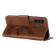 For Samsung Galaxy S24+ 5G Butterfly Embossed Flip Leather Phone Case(Brown)