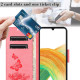For Samsung Galaxy S24+ 5G Butterfly Embossed Flip Leather Phone Case(Pink)