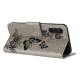 For Samsung Galaxy S24+ 5G Butterfly Embossed Flip Leather Phone Case(Grey)