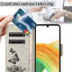 For Samsung Galaxy S24+ 5G Butterfly Embossed Flip Leather Phone Case(Grey)