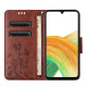 For Samsung Galaxy S24+ 5G Butterfly Flower Pattern Flip Leather Phone Case(Brown)